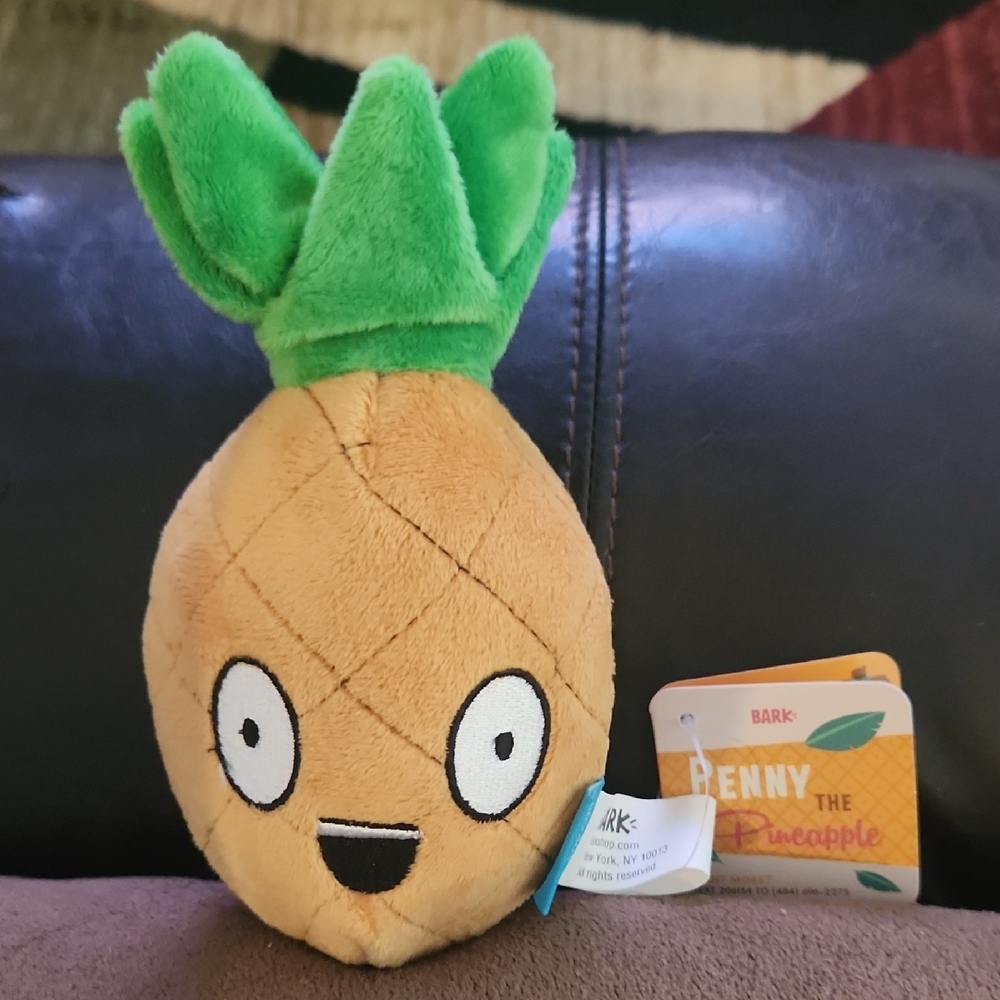 BARK Penny the Pineapple Dog Toy NWT